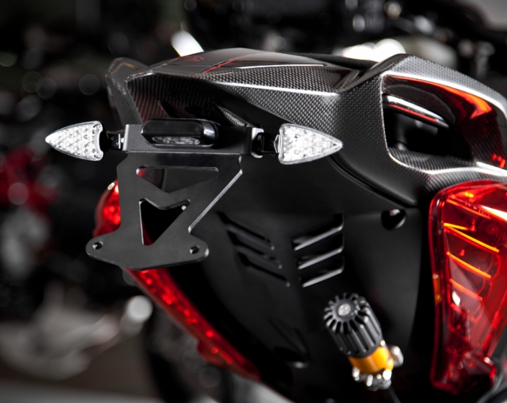 MV Agusta Rivale licence bracket with indicators