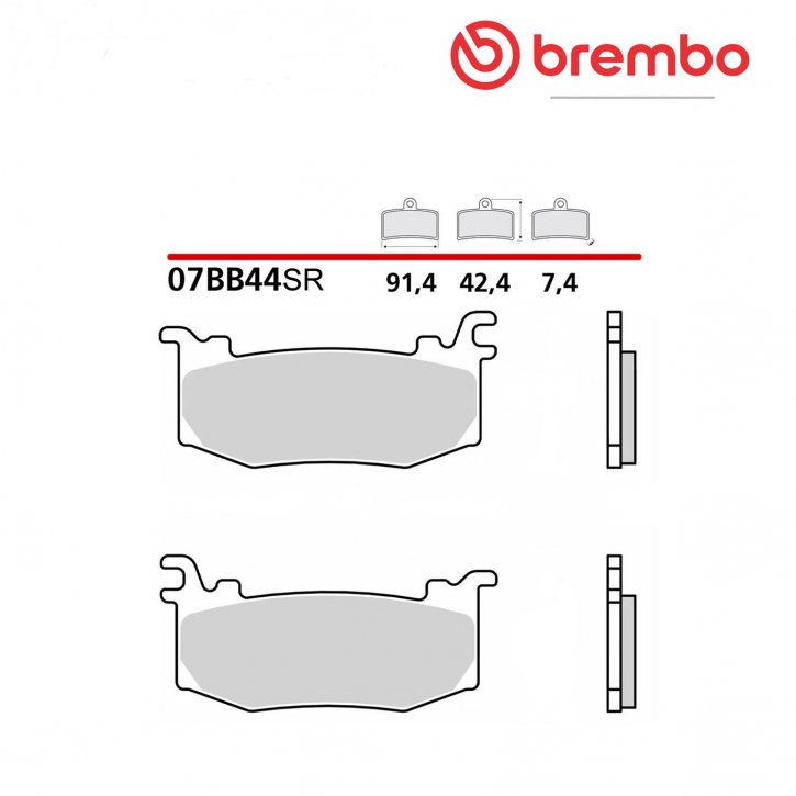 Brembo brake pad 07BB44SR Sinter Race SR