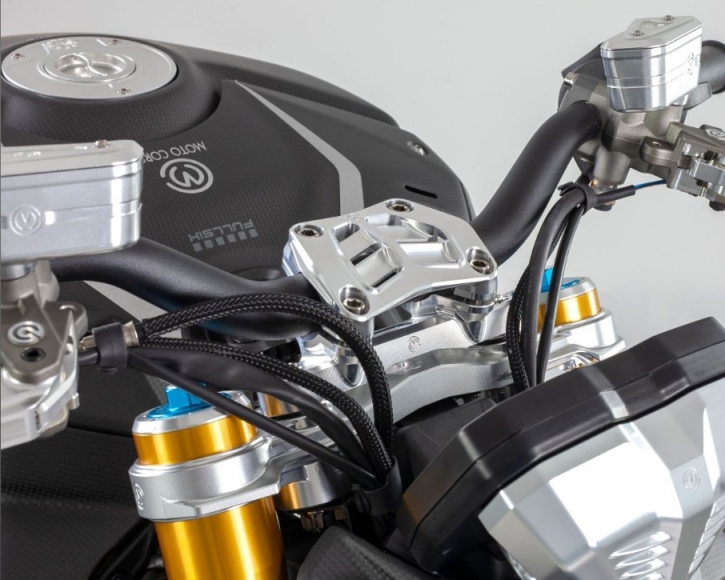 Moto Corse® Aluminum lower steering riser Streetfighter V4 - V2