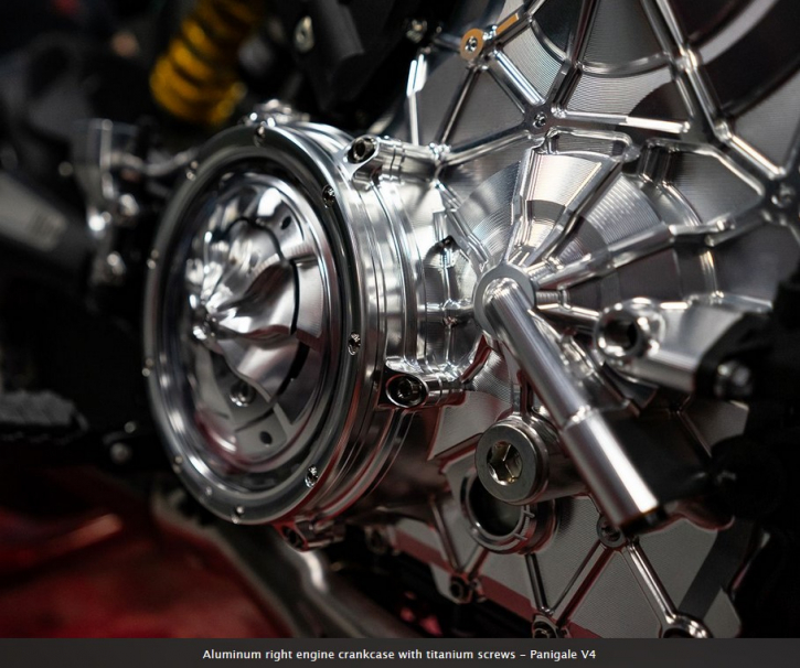 Moto Corse Aluminium Motorgehäusedeckel rechts für Multistrada V4 2021-2023