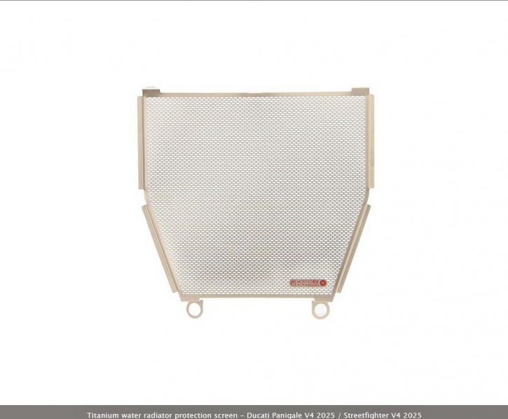 MotoCorse titanium water radiator protection - Ducati Panigal V4 2025- STF V4 2025- MotoCorse titanium water radiator protection - Ducati Panigal V4 2025- STF V4 2025-