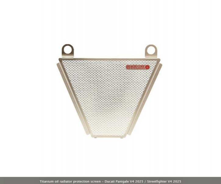 MotoCorse Titan Ölkühler Schutzgitter - Ducati Panigal V4 2025- / STF V4 2025-
