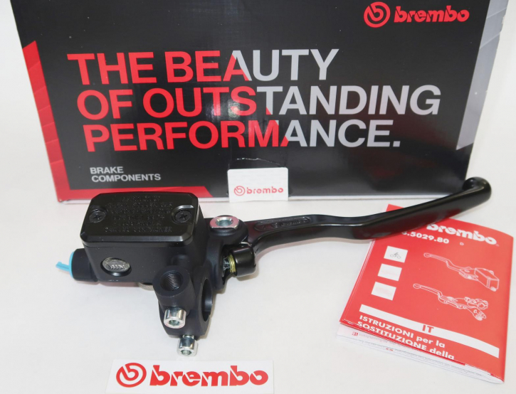 Brembo Master brake cylinder, PS13 with reservoir black