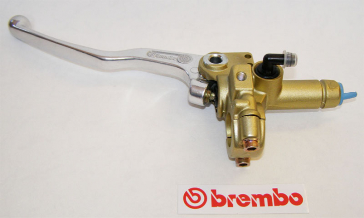 Brembo brake master cylinder PSC 13, without reservoir, gold