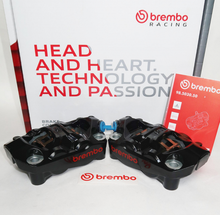 Brembo HyPure Monoblock caliperset, black, 100 mm Kit
