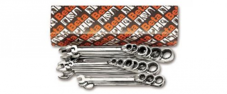 BETA reversible ratcheting combination wrenches 15 pc.