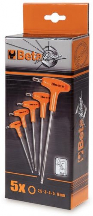 ball head offset hexagon key wrenches, with high torque handles