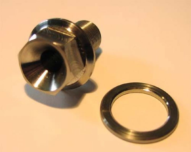 Ducati 848 / 1098 / 1198 bolt for swingarm axle titanium