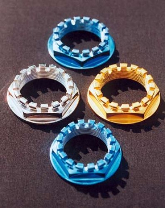 Ducati 748-998, 848 rear nut set - titanium