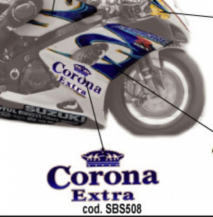SBK Suzuki Corona Alstare 2006 fairing sticker