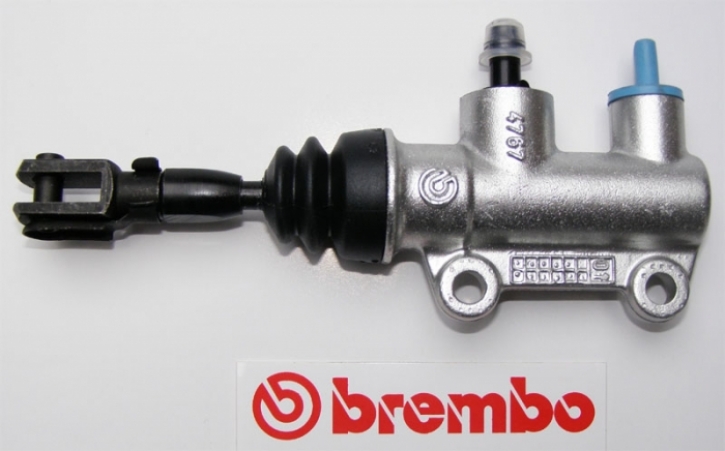 Brembo rear master cylinder PS 12E, without reservoir, silver