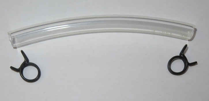 Bremsflüssigkeitsschlauch transparent 6,4/9,6 mm 15 cm