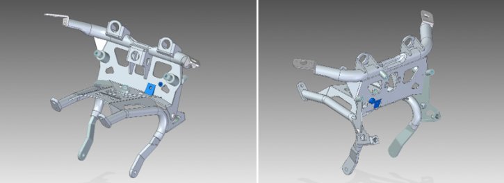 Pierobon SBK fairing stay for Ducati Panigale V4 race
