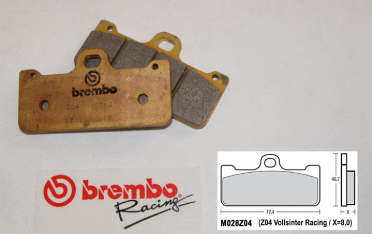 Brembo Bremsbelag M028Z04 P4 32/36 CNC