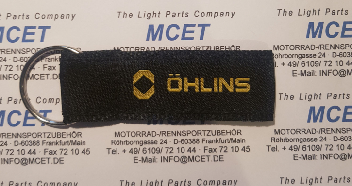 Öhlins key fob black new brand logo Öhlins key fob black new brand logo