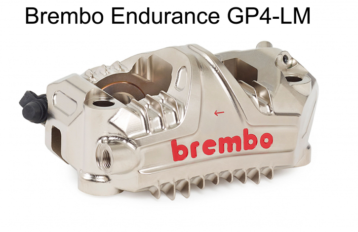 Racing Brake Caliper Brembo Monobloc P4 32/36 GP4-LM, Endurance, 108 mm Left