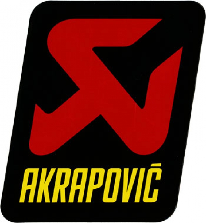 Akrapovi&#263; Aufkleber off-road klein neues Logo