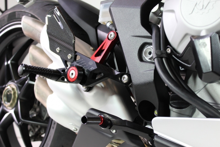 Mue2 rearset for Yamaha YZF R 1 2015-