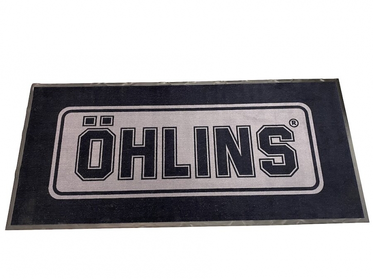 Öhlins logo carpet grey/ black