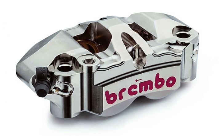 Brembo P4 34/38 GP Radial Bremszange Monoblock Alu links