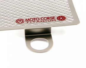 Moto Corse® titanium water radiator protection for Ducati Panigale 899/1199/1299