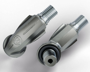 MotoCorse titanium valve 90° M8