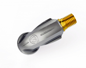 MotoCorse titanium valve 90° M8
