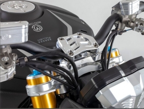 Moto Corse® Aluminum upper steering riser Streetfighter V4 - V2