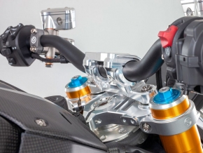 Moto Corse® Aluminum upper steering riser Streetfighter V4 - V2
