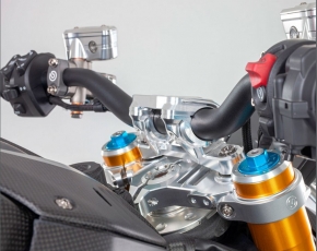 Moto Corse® Aluminum lower steering riser Streetfighter V4 - V2