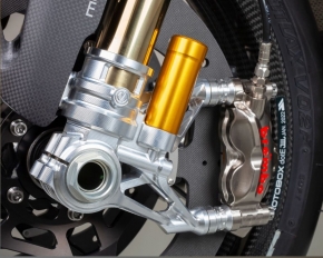 Moto Corse® Pressurized Ohlins front forks 108mm. caliper radial mounts Motocorse "GP style"