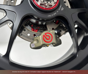 Motocorse Brembo Racing 69.5mm P2-30 Radialbremszangen Halter für "Brembo XA6H530"