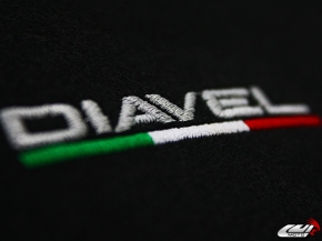 Ducati Diavel seat cover Team Italia with Diavel Logo