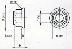DADI ss mit Scheibe M 10 x 1.25 aluminum