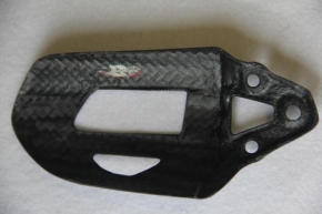 carbon fibre rear shock cover Panigale 1199 2012-