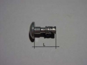 quick fastener with handle titanium 17 mm