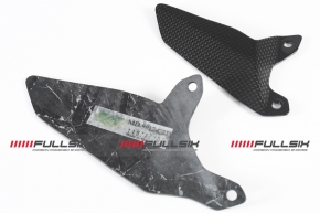 Carbon Fersenschutz ohne Öffnungen L&R für Ducati Panigale 899/ 959/ 955 V2 2020- 1199/ 1299