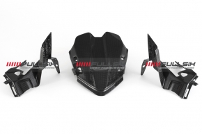 Carbonfibre cockpit cover non GPS holder for Ducati Pangiale V4