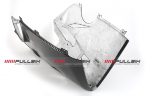 Carbonfibre belly pan for Akra slip-on for Ducati Pangiale V4
