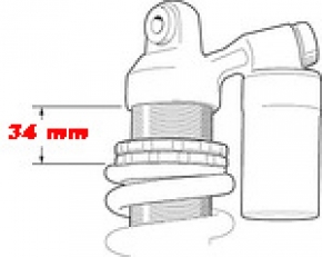 Öhlins hydraulische Federvorspannung intern TTX