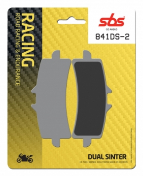 SBS brake pad typ 841DS-2 comp. with Brembo M4/ M50/ GP4 RX/ GP4 MS/ GP4 RS/ Stylema