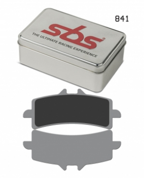 SBS brake pad typ 841DS-1 comp. with Brembo M4/ M50/ GP4 RX/ GP4 MS/ GP4 RS/ Stylema