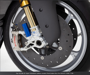 Satz/ Kit SICOM GP-Style 330x6mm Carbon-Keramik-Bremsscheiben für Ducatin 1098/119/ , Panigale / Streetfighter V4 - Desmosedici