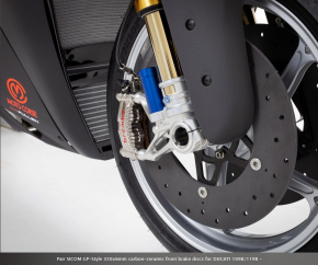 Satz/ Kit SICOM GP-Style 330x6mm Carbon-Keramik-Bremsscheiben für Ducatin 1098/119/ , Panigale / Streetfighter V4 - Desmosedici