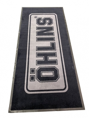 Öhlins Logo Teppich grau/schwarz