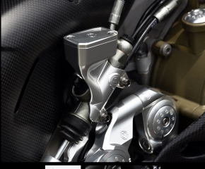 Moto Corse® Rear Brake oil reservoir kit for Brembo OEM pump Panigale V4 / STF V4 2021-
