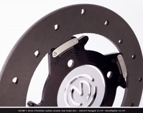 SICOM T-Drive 245x6 mm Carbon-Keramik-Bremsscheiben für Ducati Panigale V2/V4 - Streetfighter V2/V4 - Monster 1200 - MTS 1200